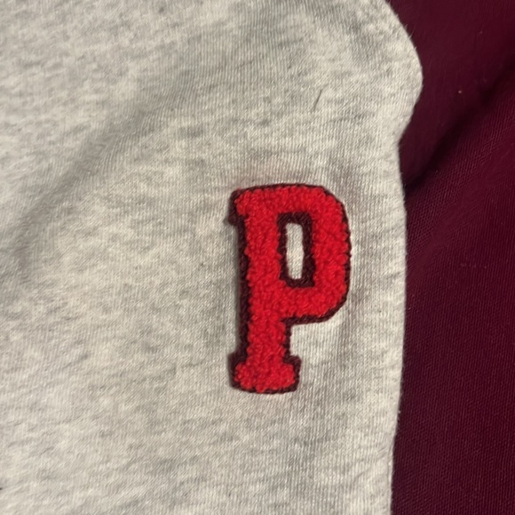 Gray Women Joggers with Red P Patch. In EUC. - Picture 3 of 5